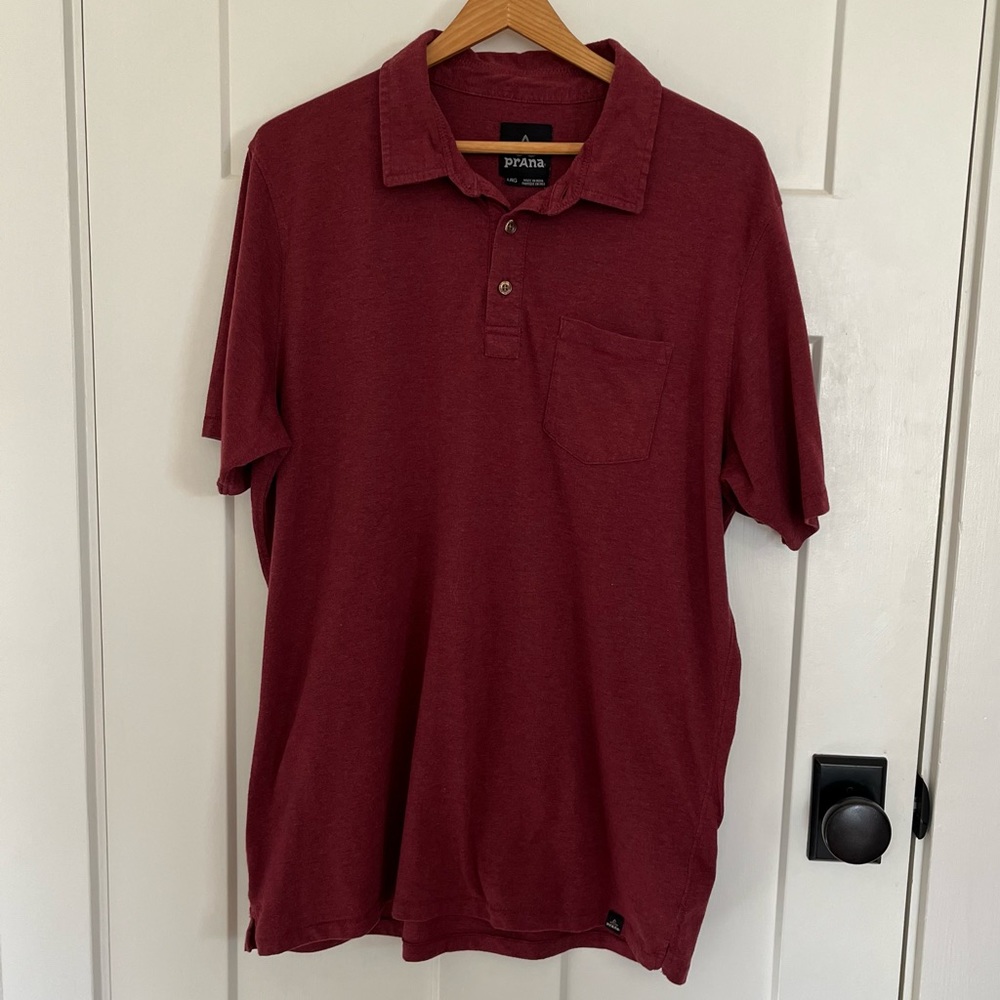 Prana Short Sleeve Polo